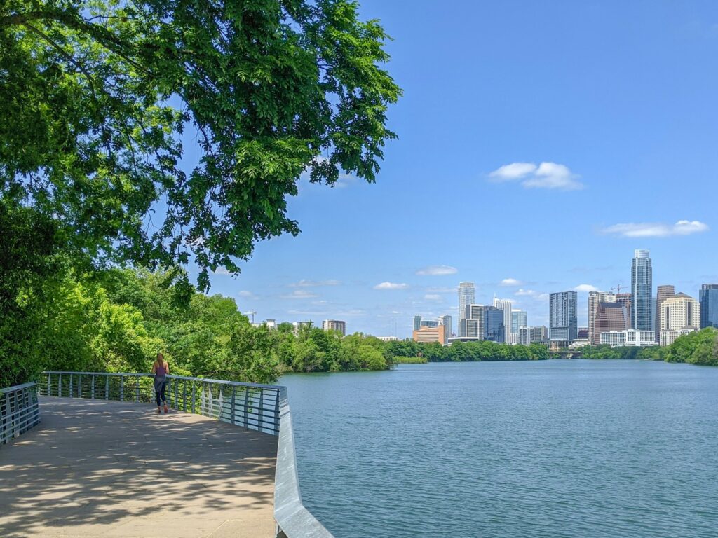 Lady Bird Lake in Austin, Texas — proudly served by Austin Painting and Cabinets, a top-rated local kitchen remodeling company
